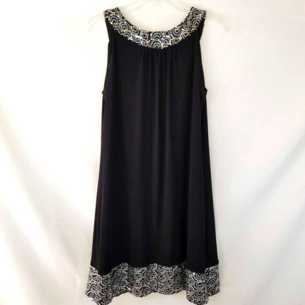SCARLETT NIGHT DRESS WITH SEQUINS